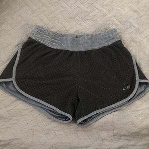 Black And Gray Champion Doudry Sport Shorts